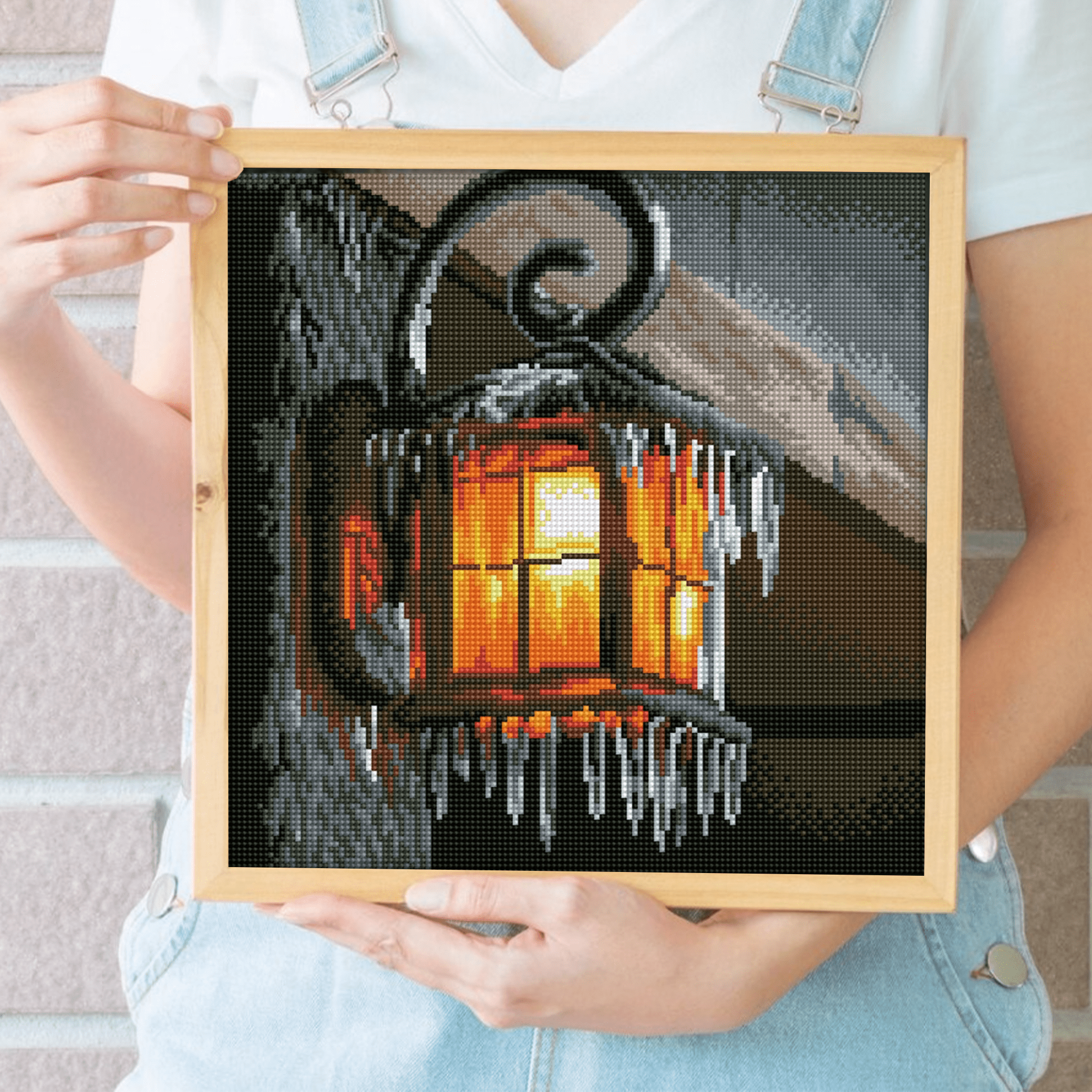 Diamond Dotz Frosty Light Ice Diamond Painting Kits for Adults - Diamond Art Kits a Relaxing Creative Craft Kit with Dotz Gems 13.6"x13.6"
