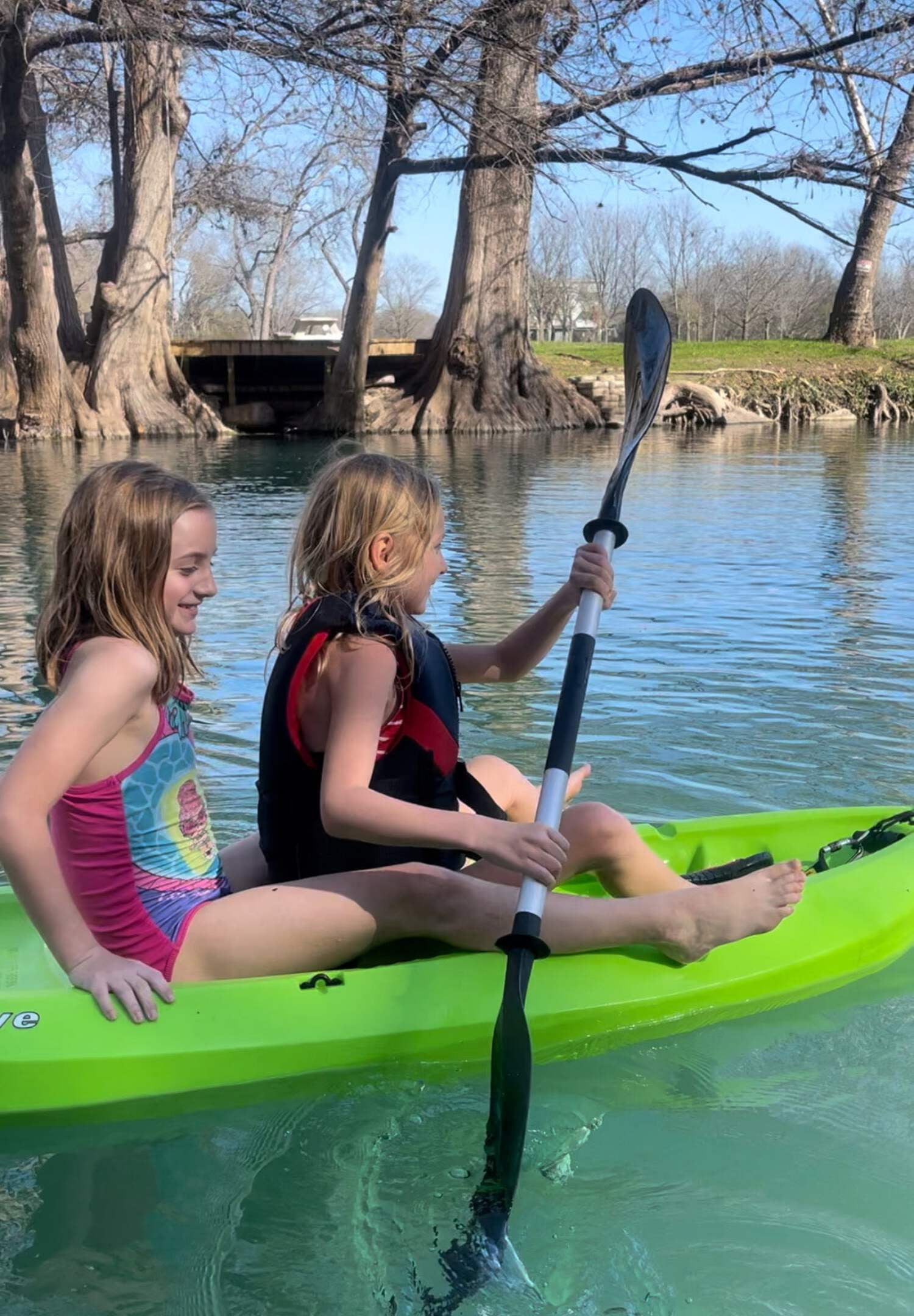 Hardcore Water Sports 58" Kids Kayak Paddle | River Tubing paddle | Double Oars for River Run