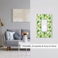 thumbnail image 5 of Fotbe Avocado And Tropical Palm Leaves Print Duplex Receptacle Wall Plate, 1-Gang 5.0" x3.0" Wall Outlet Covers, Dual Outlet Faceplates Covers, Color-matched Screws Included-Style U, 5 of 6