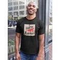 thumbnail image 2 of I Hate Burpees Men Black T-Shirt, Male Medium, 2 of 4