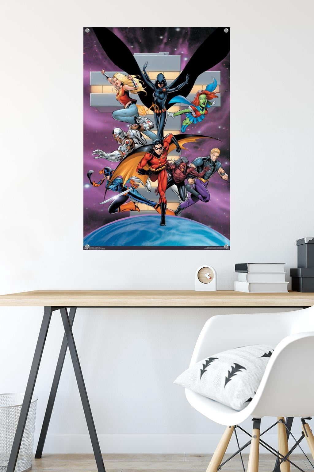 DC Comics - Teen Titans - Group Wall Poster with Pushpins, 22.375" x 34"