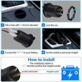 thumbnail image 4 of Car USB Charger Car USB Socket 5V 4.2A Fast Charging with LED Display, Waterproof and Dustproof, Suitable for Car, Boat, Motorcycle, SUV, Bus, Truck,, 4 of 5