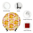 thumbnail image 4 of Kdxio Tasty Toasts Bone China Decorative Plate Ceramic Decorative Plate for Home Office Wall Stand Decorative Plates for Home Bedroom-8in, 4 of 6