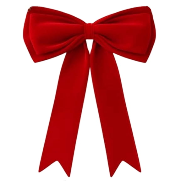 Extra Large Velvet Christmas Bows 18.9x24.8 Inch Red Velvet Bow for Christmas Tree Topper Wreath Front Door Indoor Outdoor Holiday Xmas Decor Home Mantle Wall Party Celebration
