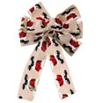 thumbnail image 1 of Cinta De Navidad Bowknot Cableado Múltiples Patrones Más Grueso Anti-desvanecimiento Diseño De Escena De Bricolaje Reutilizable De Gran Tamaño Guirnalda De Árbol De Navidad Colgante De Arco Para, 1 of 4