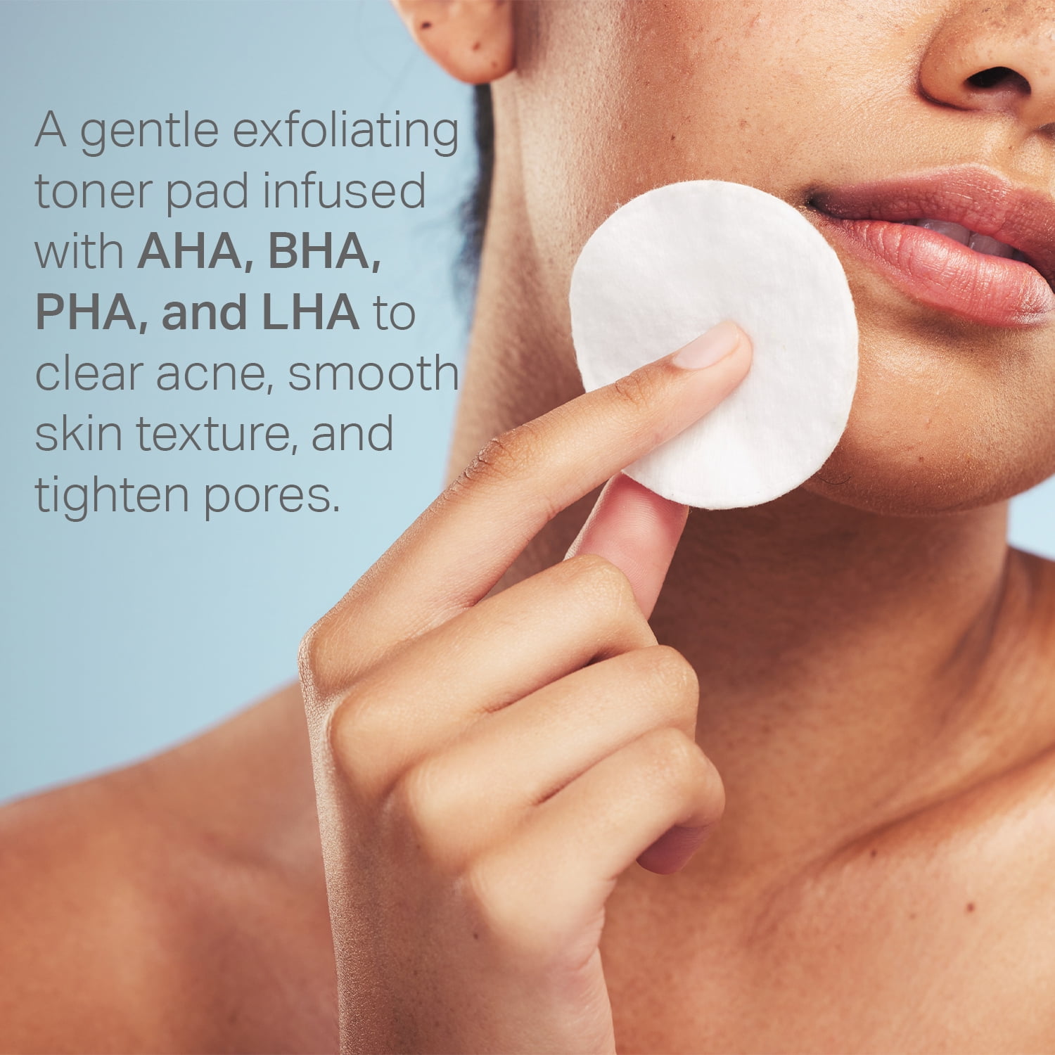 Acne Clearing Toner Pads AHA BHA PHA LHA Exfoliating Pore Care 120 Pads | MADE IN KOREA