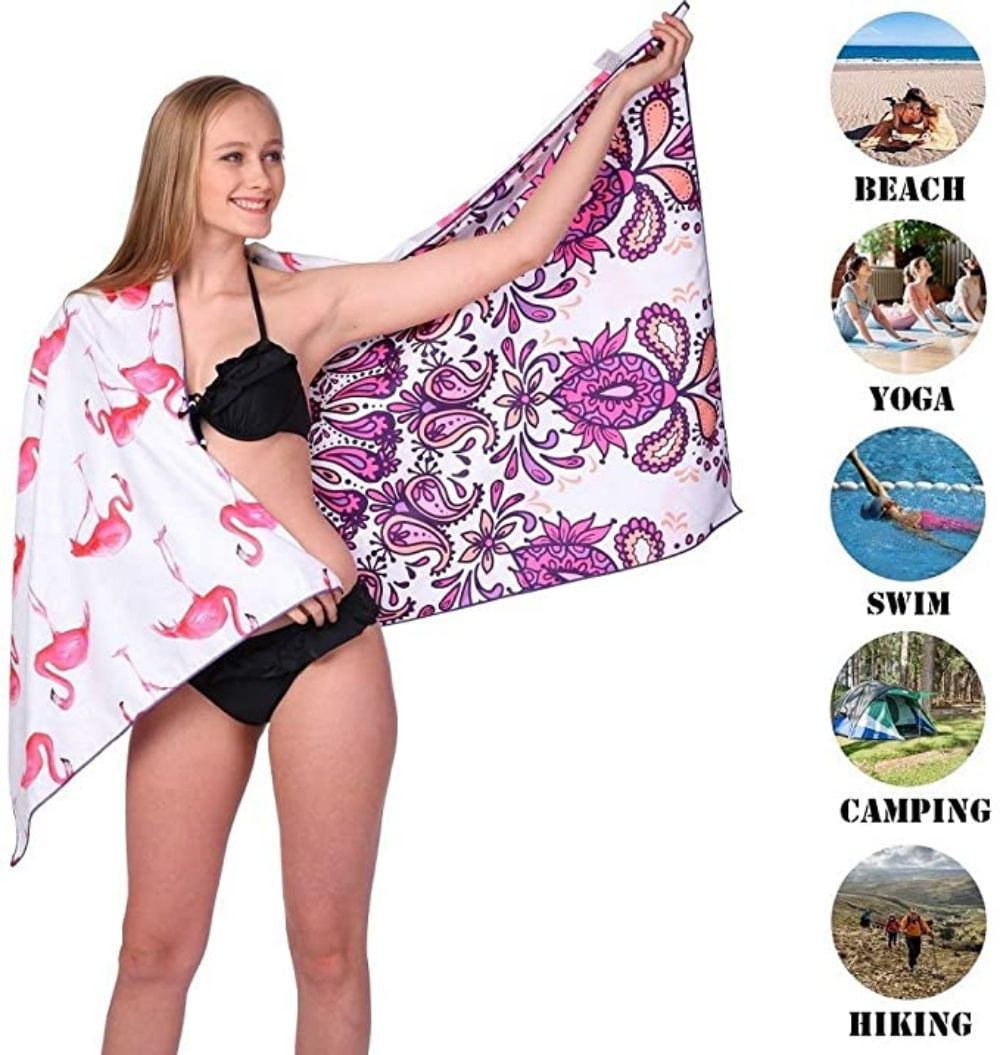 EASSEN Microfiber Beach Towels Oversized, Sand Free