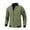 Green, variant on HAiming Men's Warm Coat Casual Solid Color Long Sleeve Stand Collar Jacket Plus Size Loose Zip up Outwear with Pocket