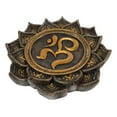 thumbnail image 3 of Ebros Feng Shui Zen Buddha Ohm Symbol Lotus Mandala Flower Incense Stick Burner, 3 of 5