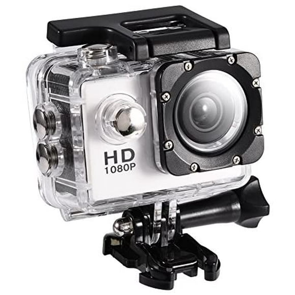 Action Camera 12MP Waterproof 30m Outdoor Sports Video DV Camera 1080P Full HD LCD Mini Camcorder with 900mAh