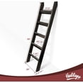 thumbnail image 5 of Blanket Ladder 5 Ft. Wood Rustic Decorative Quilt Ladder. Brown Vintage Wooden Decor, 5 of 20