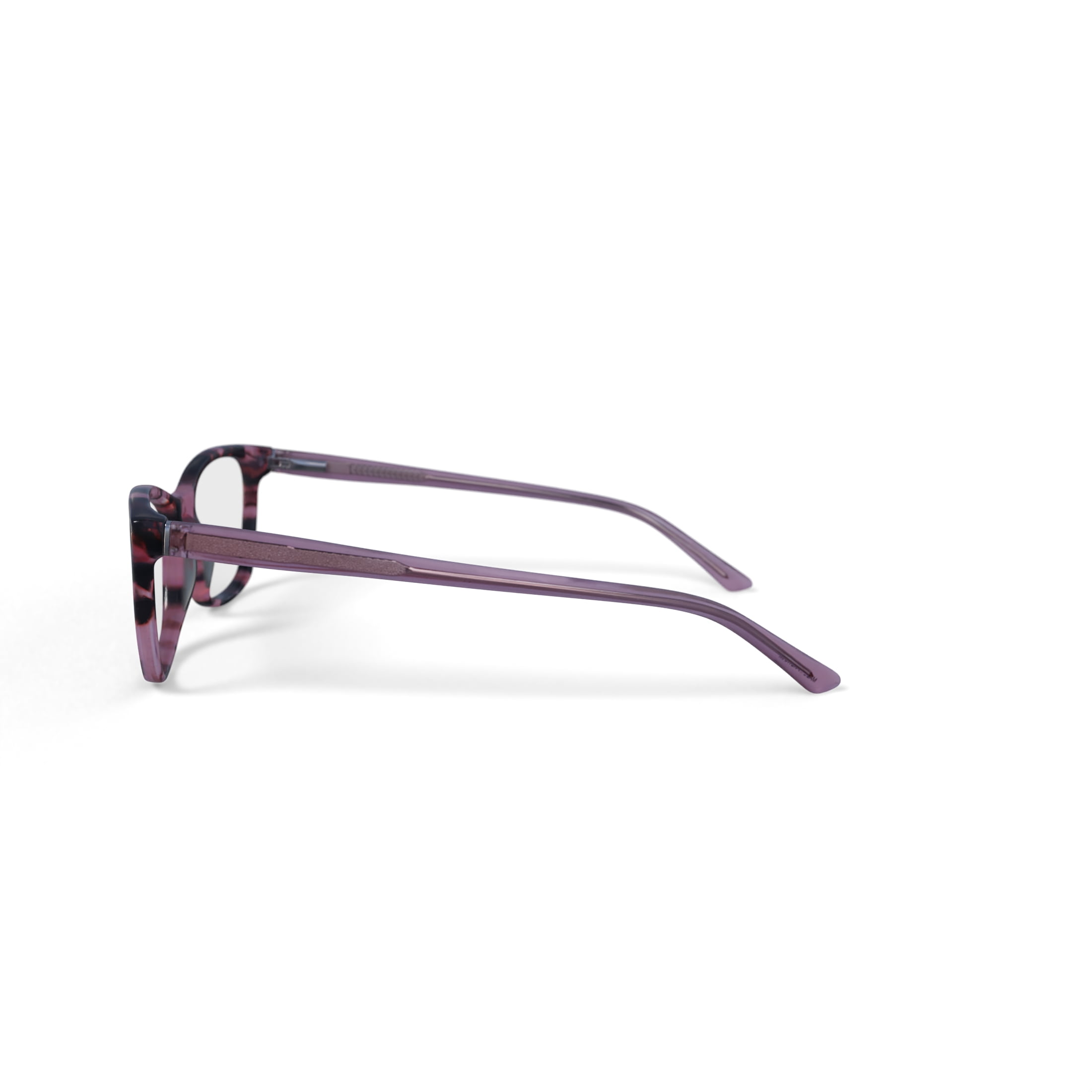 Walmart Women's Isabella Square Prescription Eyeglasses with Case, Pink Tortoise