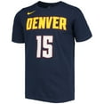 thumbnail image 2 of Youth Nike Nikola Jokic Navy Denver Nuggets Logo Name & Number Performance T-Shirt, 2 of 3