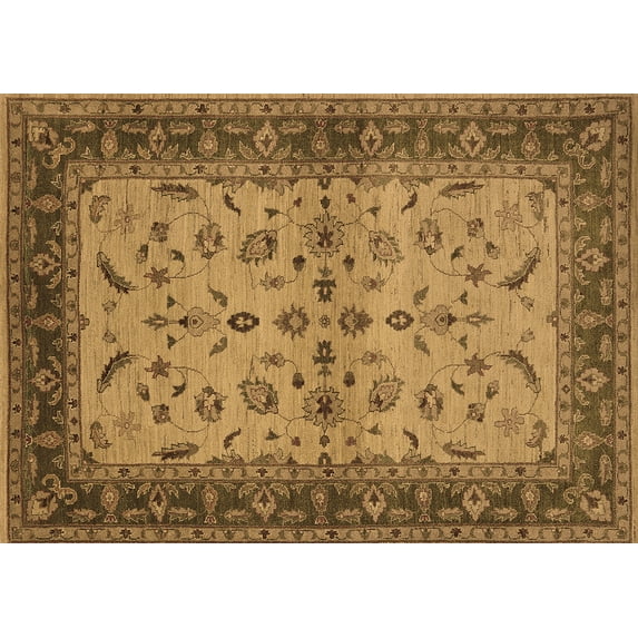 Ahgly Company Indoor Rectangle Oriental Brown Traditional Area Rugs, 8' x 12'