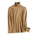 thumbnail image 3 of Chemise Thermique en Polaire à Col Montant Double Face pour Femmes, Couche de Base Chaude à Manches Longues Extensible, 3 of 4