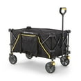 thumbnail image 1 of Gorilla Carts Collapsible Folding Wagon Cart, 7 Cu Ft Bed, 150 lb Load Rating, Black, 1 of 8