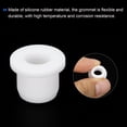 thumbnail image 4 of 12Pcs T Type Rubber Grommet Mount Dia 12mm ID 7.5mm Seal Protection Flexible Hole Plugs for Cable Pipe White, 4 of 5