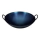 thumbnail image 1 of Wok de hierro, utensilios de cocina, multifuncional, tradicional, redondo con asas dobles, sartén para saltear, guisar, freír, wok, cocinar 55 centímetros, 1 of 8