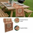thumbnail image 5 of Orange Boho Table Runner - 48 Inch Long, Kitchen Dining Table Runner Dresser Scarves, Geometric Antique Tribal Retro Ethnic Farmhouse Decor for Coffee Tables Wedding Party Banquet, 5 of 8