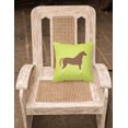 thumbnail image 2 of Carolines Treasures BB7735PW1818 Hannoverian Horse Green Fabric Decorative Pillow, 18 x 18 in., 2 of 2