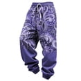thumbnail image 4 of Mens Sweatpants with Pockets Cool Western Cowboy Style Print Relaxed Fit Elastic Waist Joggers Jogging Pants, 4 of 4