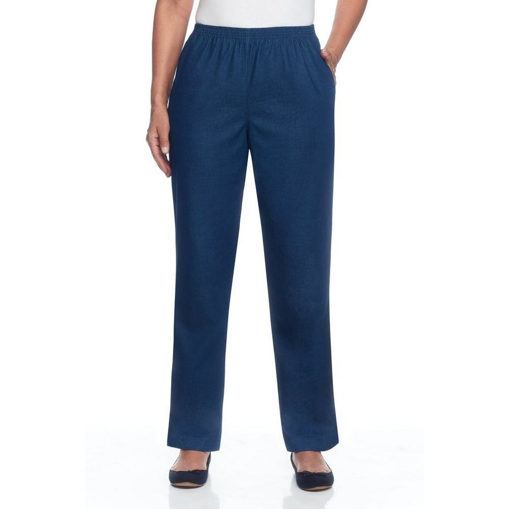 Alfred Dunner - Alfred Dunner Women's Classics Denim Pants - Walmart ...