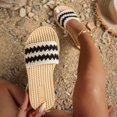 thumbnail image 1 of Xucatan House Slippers for Women, Woven Rope Heel Slide Sandals, Breathable Fabric Strap for Summer Wear Gift, 1 of 8