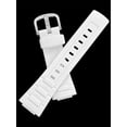 thumbnail image 1 of Casio Watchband 23/14mm White Resin  Fits Watch  Model BG3000-7A Part#10290522, 1 of 3