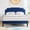 Dark Blue, variant on VECELO Twin Upholstered Platform Bed Frame with Tufted Adjustable Headboard/Mattress Foundation/Wood Slat Support,Easy Assembly,Dark Green