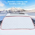 thumbnail image 5 of EARKITY Car Windshield Snow Cover, Universal Fit Car Windshield Cover for Ice Snow, Heavy Duty Ultra Thick Protective Windscreen Cover, Front Window Automotive Covers for Car SUV Trucks, 5 of 5