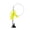 Yellow, variant on Barhoo Interactive Cat Toy Simulation Bird with Bell Suction Cup, Feather Wand Teaser for Indoor Cats Kitten Play Exercise, Realistic Bird Shape with Rotating Head for Mental Physical Stimulation