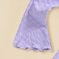 thumbnail image 5 of Ccpelsie Little Girls 2 Piece Clothing Sets Toddler Unicorn Sweatshirts and Cotton Fall Winter Casual Outfits 3-8T(Purple,4-5 Years), 5 of 6