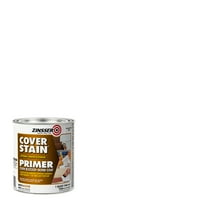 White, Zinsser Coverstain Flat Primer, Gallon, 2 Pack