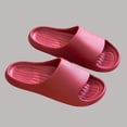 thumbnail image 6 of Womens Red Slide Sandals Lightweight EVA Comfort Cushion Arch Support Waterproof Quick Dry Summer Beach Pool Slippers Outdoor Indoor,Size 4.5-6, 6 of 8
