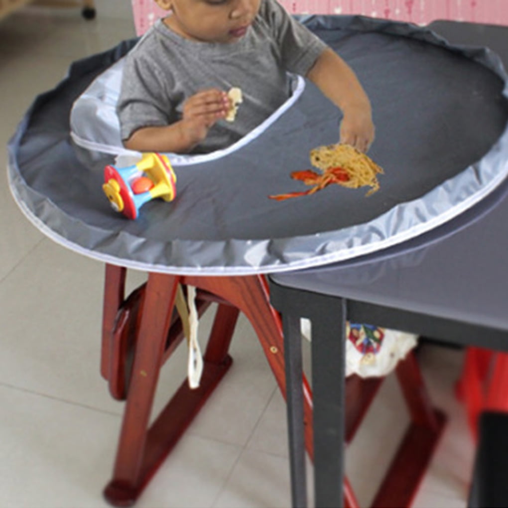 baby eating chair table