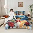 thumbnail image 4 of Castle Fairy 2-Piece Twin Bow Deer Xmas Bedding Set, 4 of 8