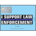 thumbnail image 6 of StickerTalk I Support Law Enforcement Vinyl Sticker, 10 inches x, 6 of 6