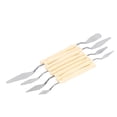 thumbnail image 4 of Palette Knife, Ergonomic Handle Paint Knife  For Painting, 4 of 8