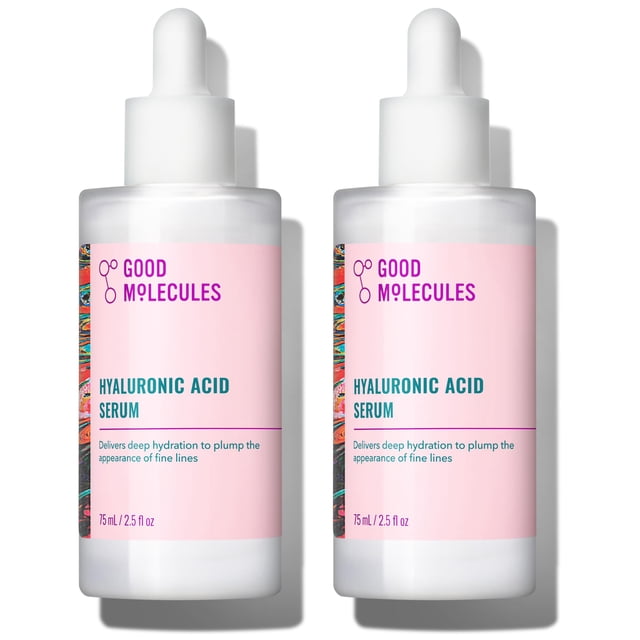Suero Facial Good Molecules Ácido Hialurónico 75ml Pack 2