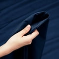 thumbnail image 6 of Empyrean Split King Sheet Set (5 PC), 16” Deep Pocket Split King Size Sheet Set, Split King, Navy Blue, 6 of 7