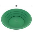 thumbnail image 3 of ASR Outdoor Gold Pan with Ridge Riffles for Gold Panning Paydirt, 10 inch, Green, 3 of 9
