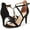 BLACK/NUBUCK, variant on DREAM PAIRS Women's Pump Heel Sandals Stilettos Ankle Strap Open Toe Sandals DOLCE FLORAL Size 5.5