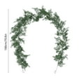 thumbnail image 3 of geerera 5.9 Ft Artificial Pine Garland, Realistic Cedar Cypress Greenery for Holiday Decor, Mantel Fireplace Table Centerpiece Indoor Christmas Decorations, 3 of 6