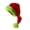 Adult B, variant on OIUR Fluorescent Green Santa Hat Glow-in-The-Dark Christmas Party Hat for Adults Kids Festive Holiday Photo Prop