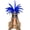 Blue, variant on Masquerade Feather Mask with Bells,Venetian Mardi Gras Clown Feather Mask for Halloween Carnival Costume Party,Venetian Joker Mask