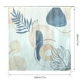 thumbnail image 6 of RZVNMKO Boho Shower Curtain 72" x 72" Modern Mid Century Curtain with 12 Hooks Waterproof Flower Tropical Leaves Shower Curtain Bohemian Ethnic Style Bathroom Decor, 6 of 11