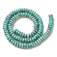 thumbnail image 2 of Handmade Polymer Clay Beads Strands with Glitter Powder Rondelle Dark Turquoise 7~7.5x3~3.5mm Hole: 1.6mm about 116~118pcs/strand 15.55~15.94''(39.5~40.5cm), 2 of 4