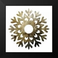 thumbnail image 2 of Hogan, Melody 20x20 Black Modern Framed Museum Art Print Titled - Glimmer Snowflakes 3, 2 of 5