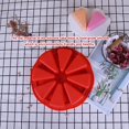 thumbnail image 3 of 8 Grids Cake Mold DIY Silicone Non-stick Baking Pan Tray Kitchen Pizza Making Mould  Green, 3 of 6