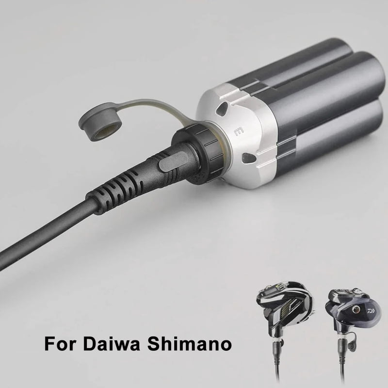Electric Fishing Reel Battery Power Cable for D aiwa S himano Electric Power Assist Reels Connecting Line Power Cord Adapter